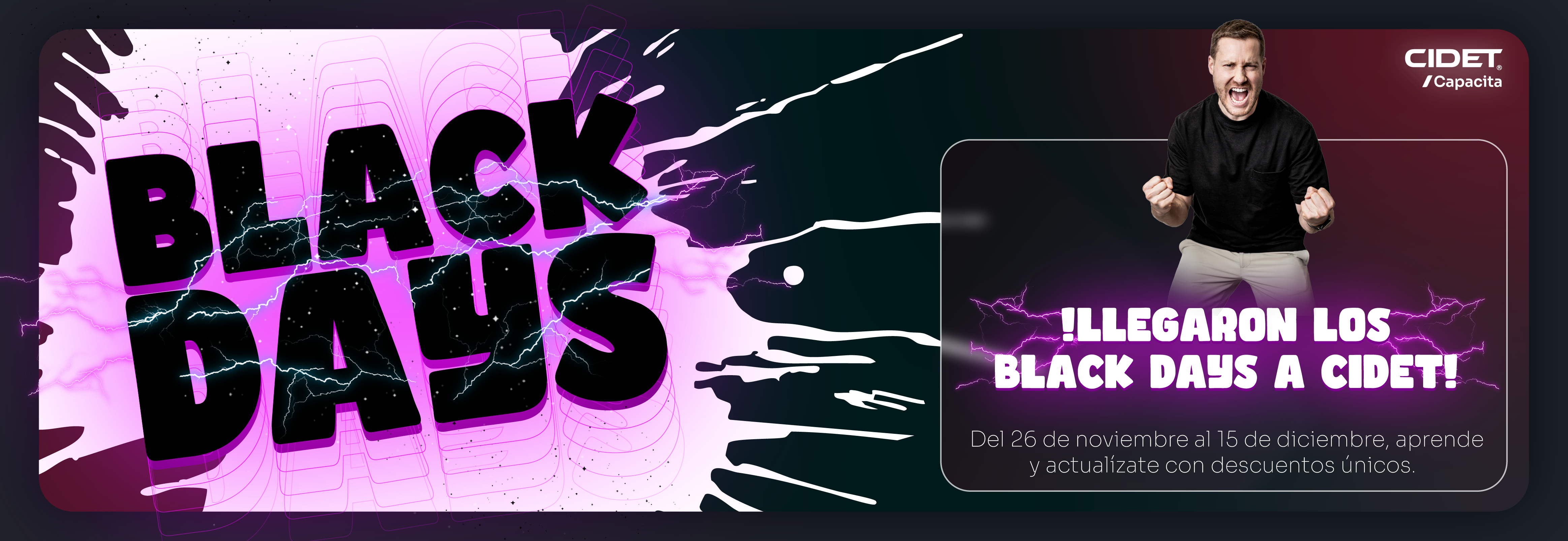 Banner Black Days CIDET